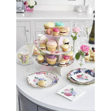 Load image into Gallery viewer, Truly Scrumptious Floral Cake Stand