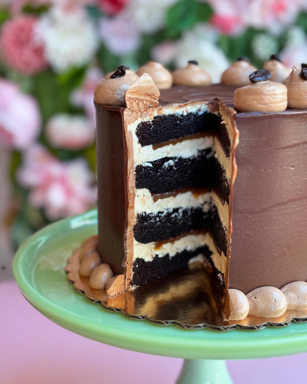Mocha Caramel Cake