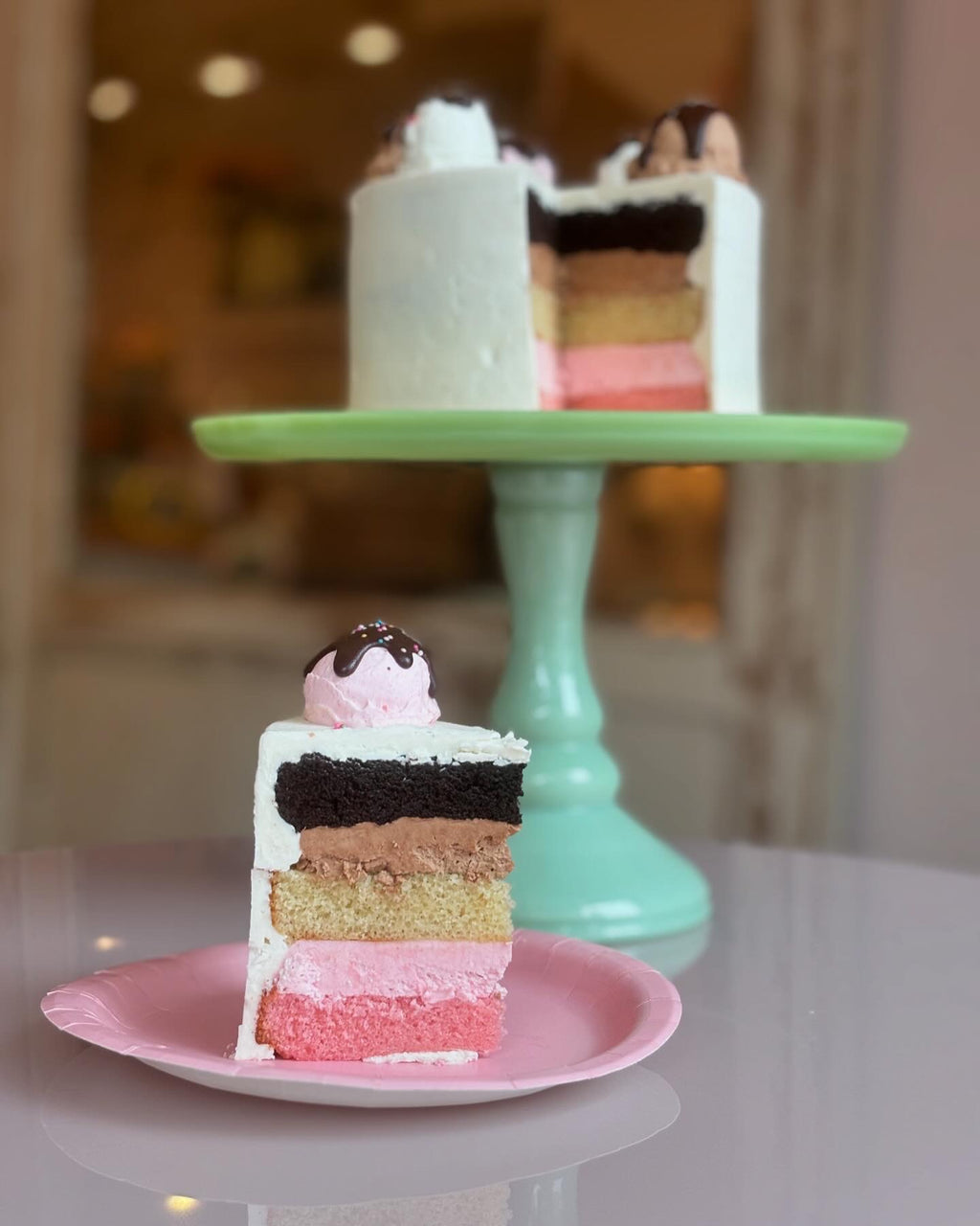 Neapolitan Cake