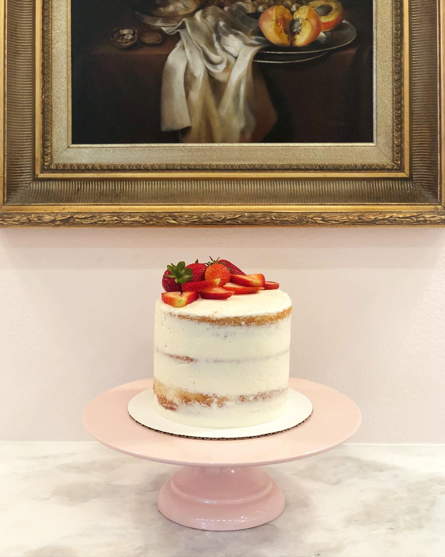 Strawberry Vanilla Cake