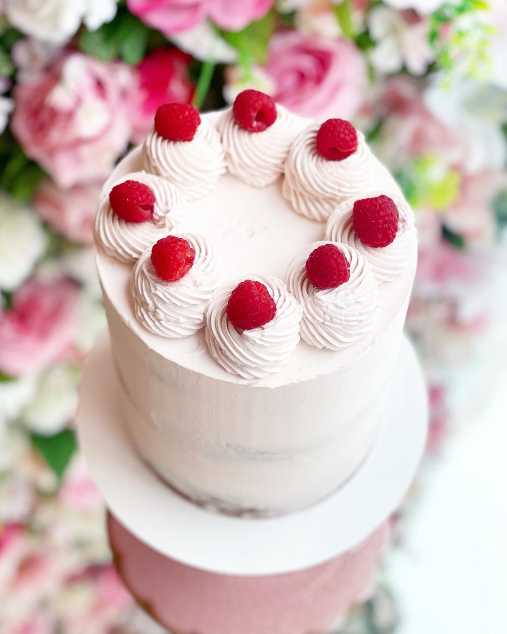 Raspberry Rose Cake