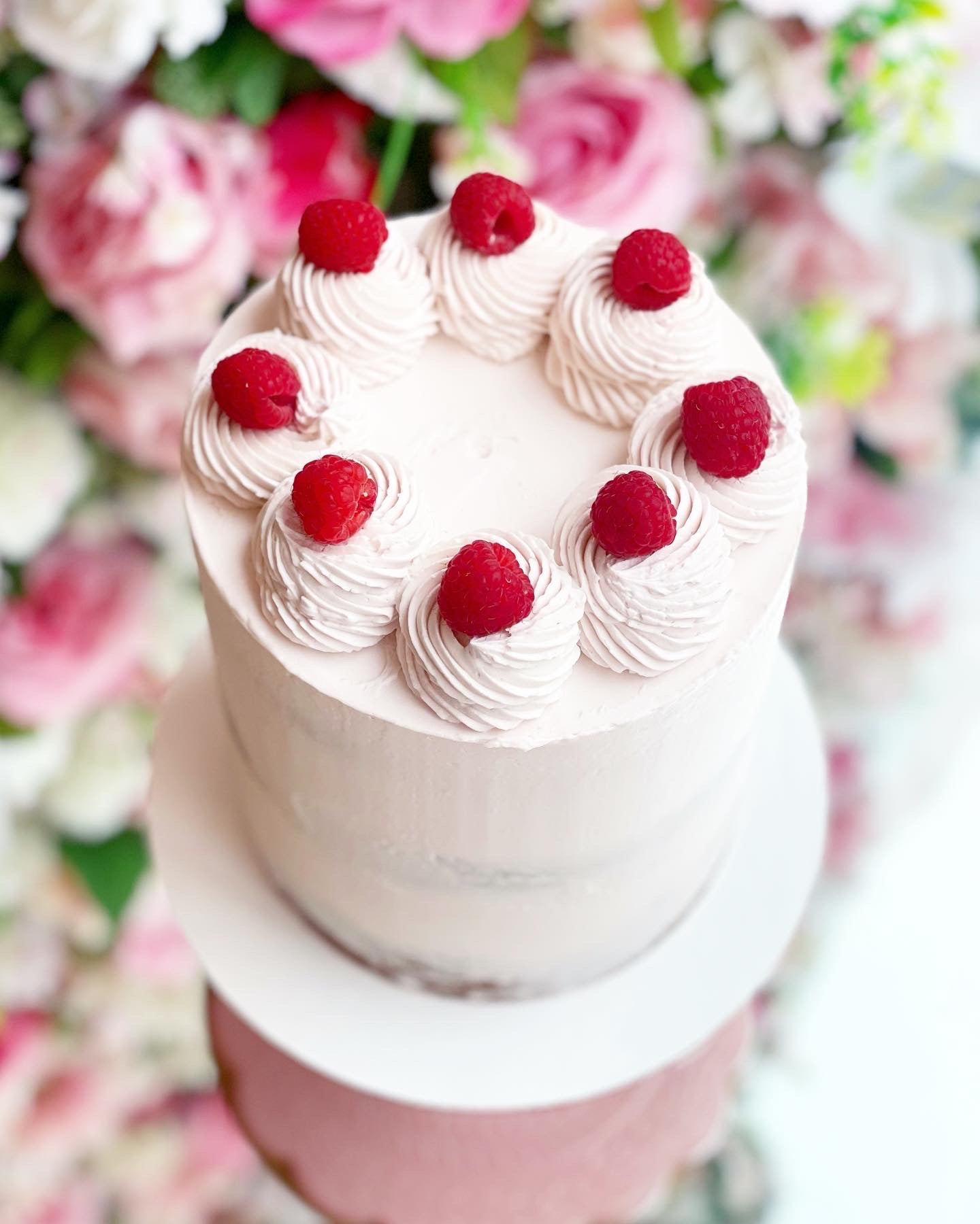 Raspberry Rose Cake