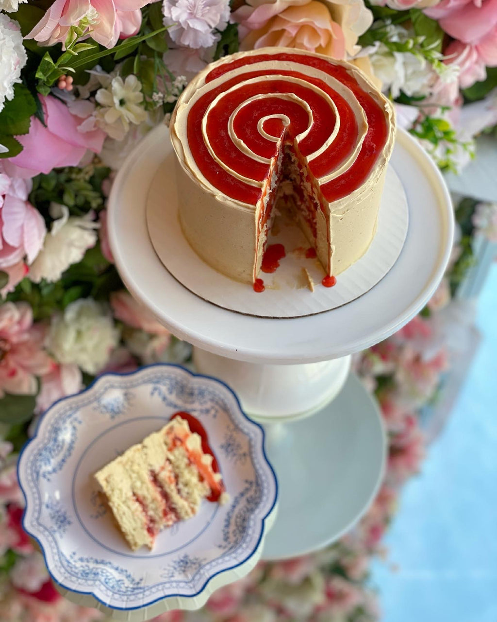 Peanut Butter Jelly Cake