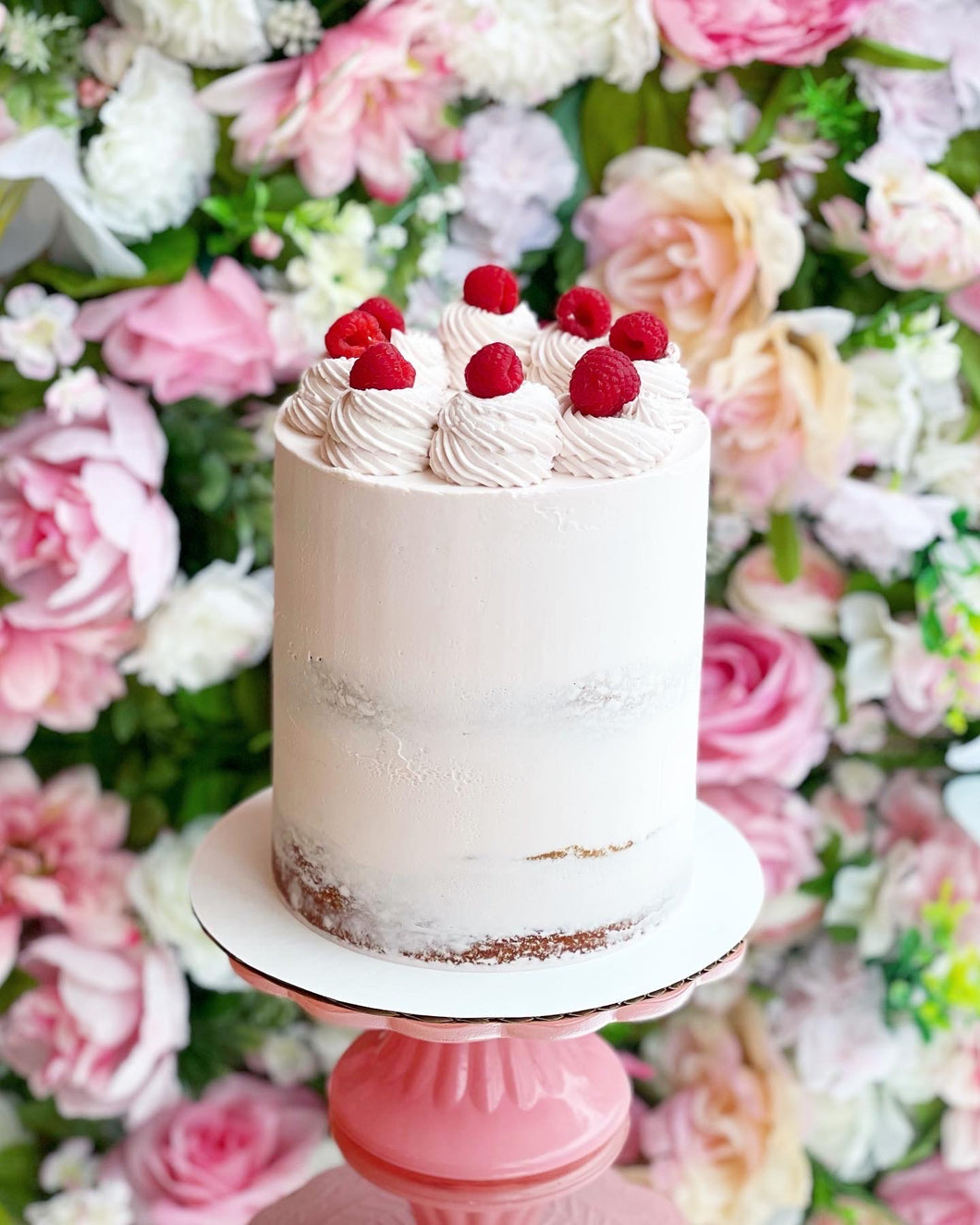 Raspberry Rose Cake