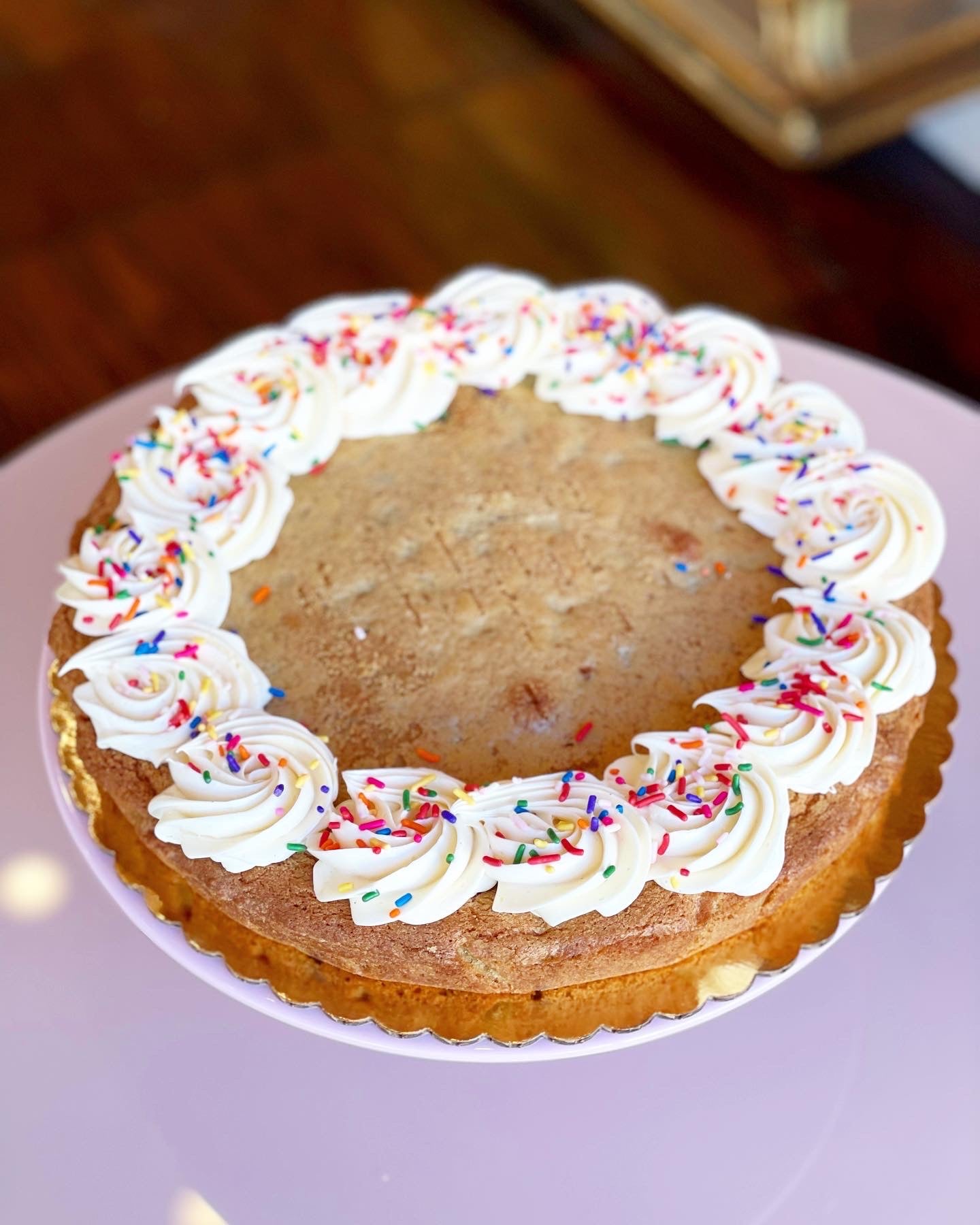 Belgian Chocolate Cookie Cake