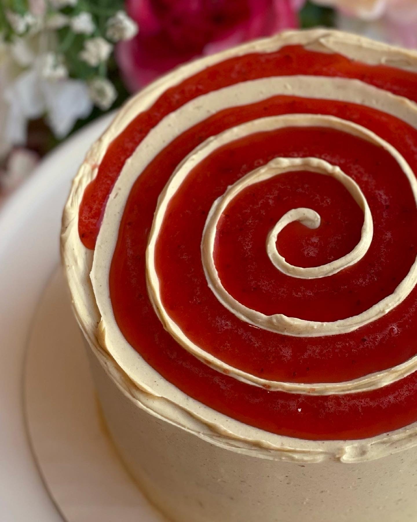 Peanut Butter Jelly Cake