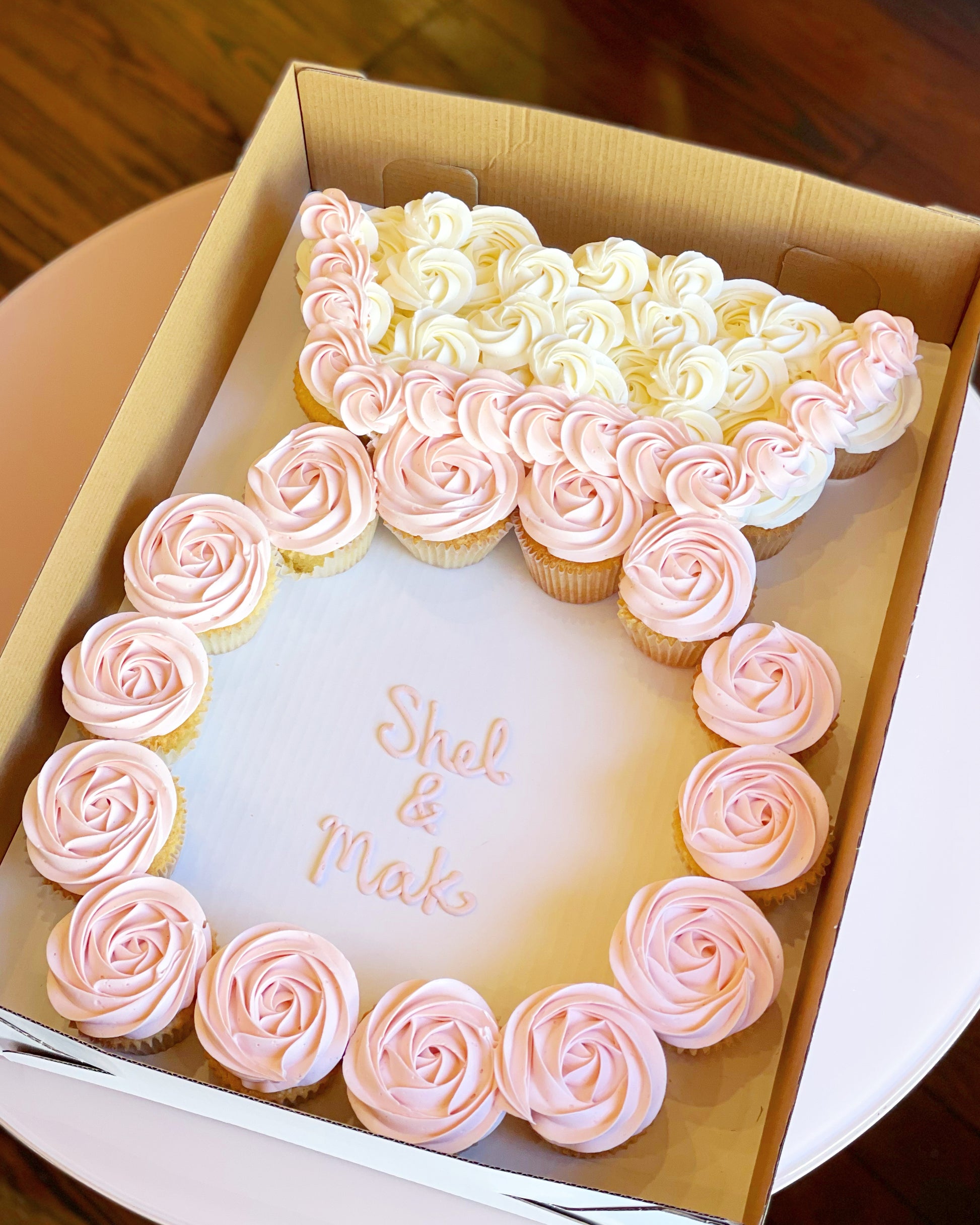Engagement Ring Cupcake Cake